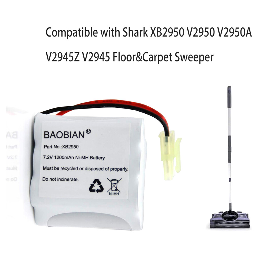 New 7.2V 1200mAh Battery Compatible with Shark XB2950 V2950 V2950A V2945Z V2945 gallery