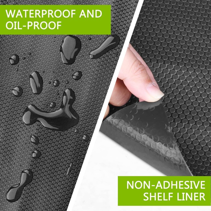 Shelf Liner Kitchen Cabinet Drawer Mats 11.8 Inch Wide x 6.5 Feet Long, Non A... gallery
