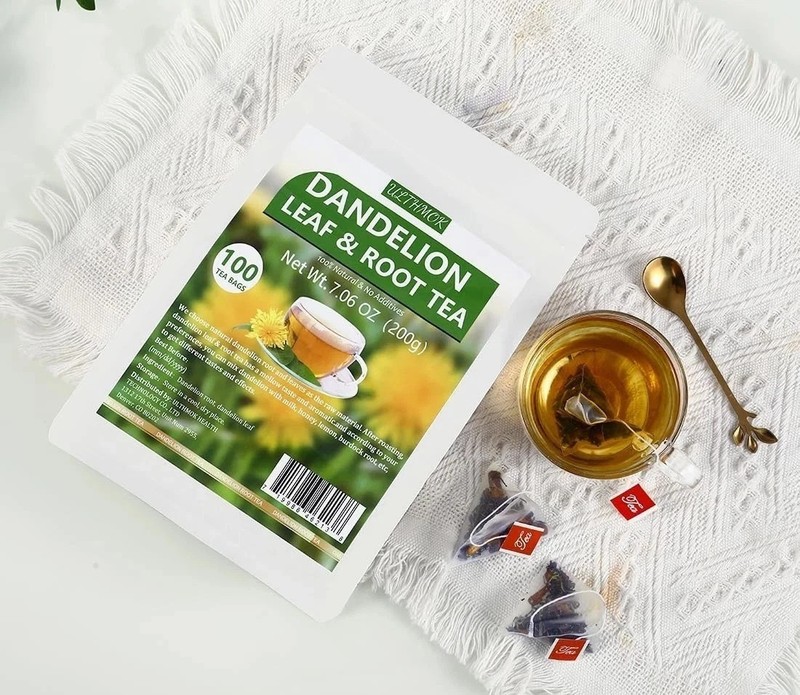 Dandelion Tea 100-Leaf & Root Herbal Tea Bags for Liver & Kidney Health Detox gallery