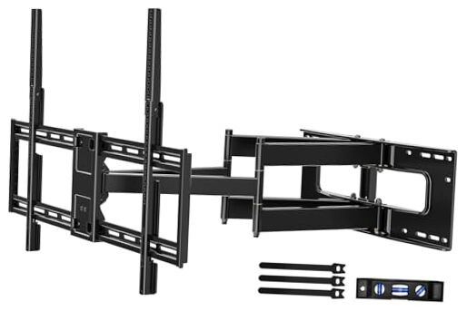Full Motion Long Arm TV Wall Mount Bracket, Fits 75, 80, wall mount65-100in
