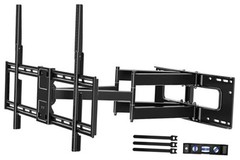 Full Motion Long Arm TV Wall Mount Bracket, Fits 75, 80, wall mount65-100in
