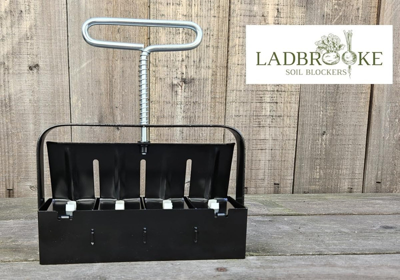Ladbrooke Authentic Soil Block Maker Mini 4 Hand Held - Most Popular Soil Blocki gallery