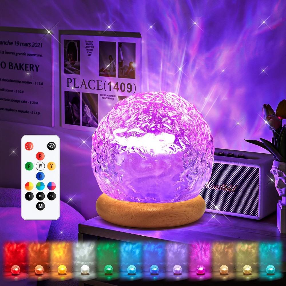 Crystal Light Projector 216 Modes Bedroom Mood Lighting Remote USB
