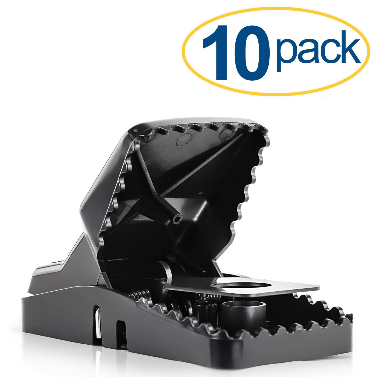 Large Powerful Rat Traps (10 Pack) - Kills Instantly with Powerful Steel Spring gallery