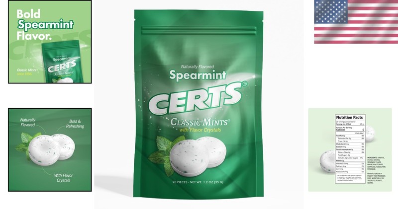Crisp Spearmint Mints 20 Count | Timeless Flavor, Trusted Freshness Since 1956 gallery