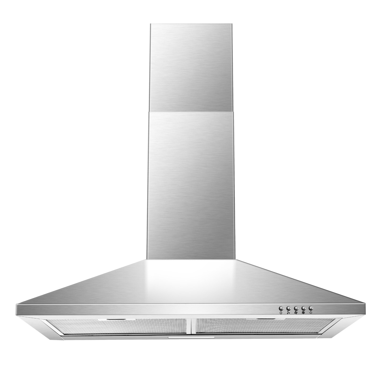 30 Inch Wall Mount Range Hood 500CFM Stainless Steel 3 Speed Kitchen Vent LED gallery
