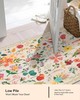 Boho Floral Entryway Rug 2x3, Washable 2' x 3' (Rectangular), - Beige gallery