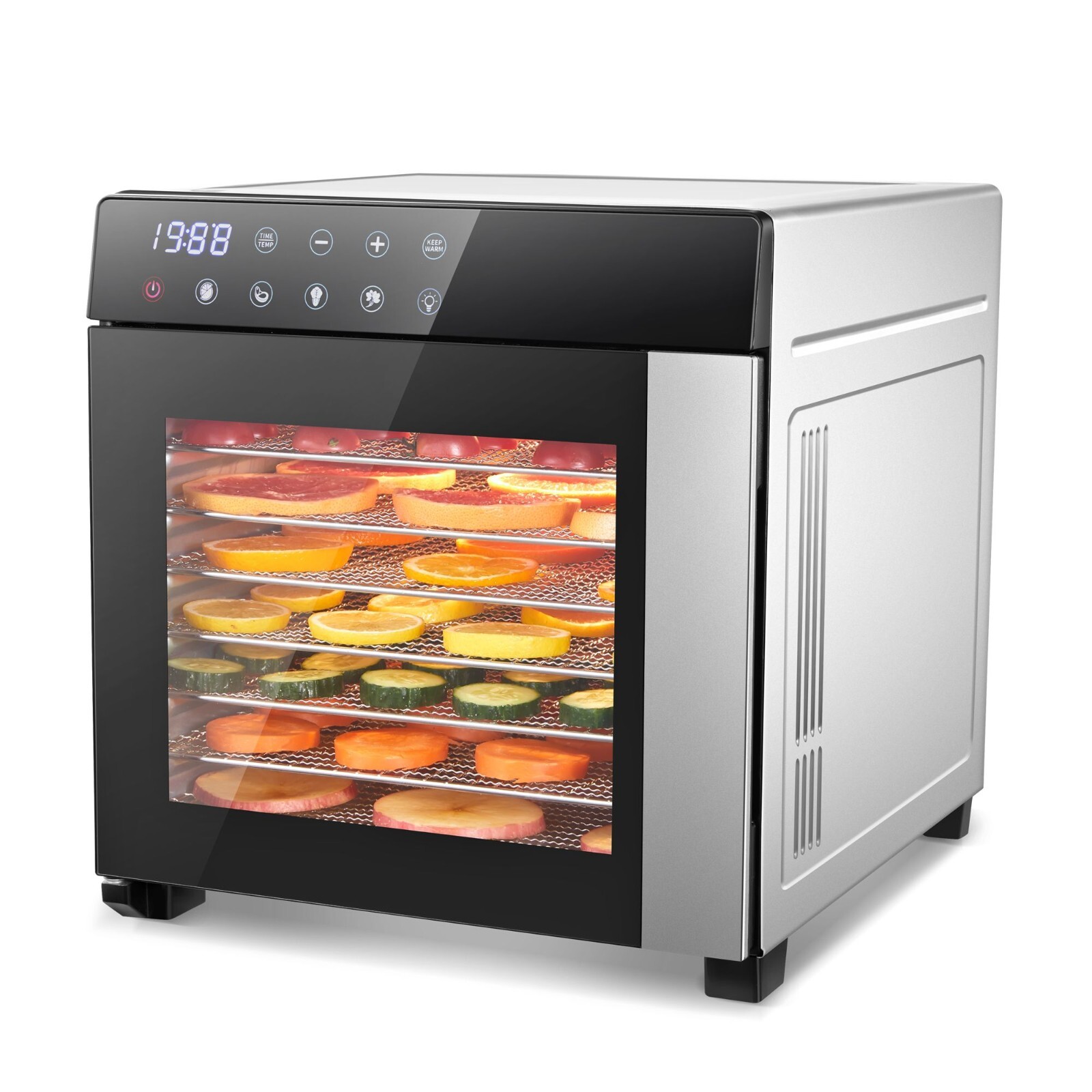 8 Trays Food Dehydrator Machine Stainless Steel 600W for Jerky/Fruit/Vegetable gallery