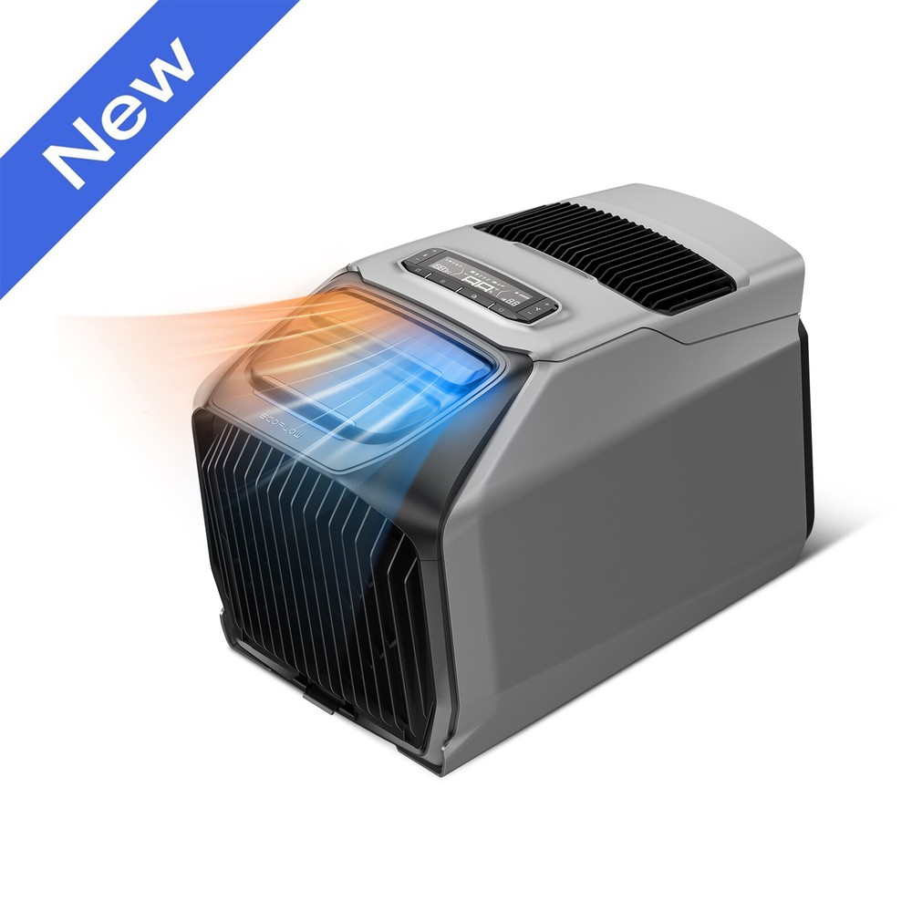EcoFlow Wave 3 Portable Air Conditioner 6100 BTU Cooling 6800 BTU Heating Quiet