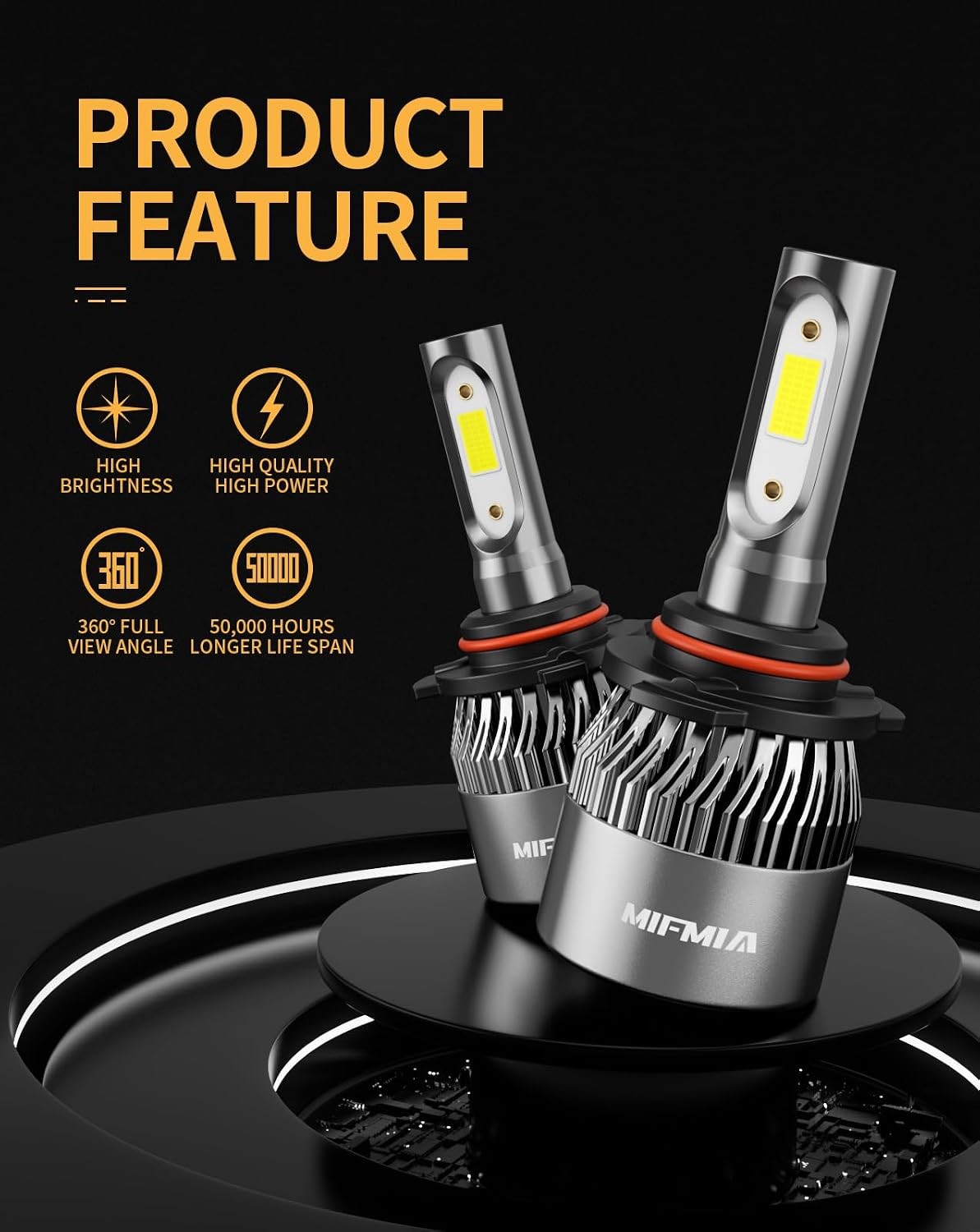 Bright White LED Bulbs 6500K 40000LM High Brightness Non-Polarity Backup Power gallery