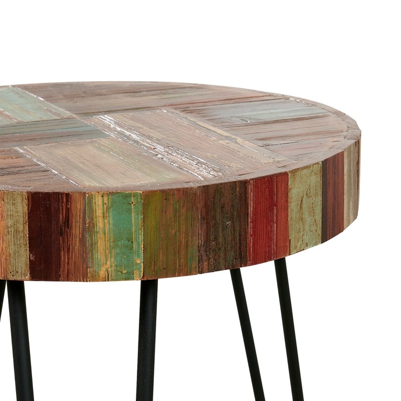 Greenage End Table Sofa Side Table Reclaimed Wood Living Room Bedroom Furniture gallery