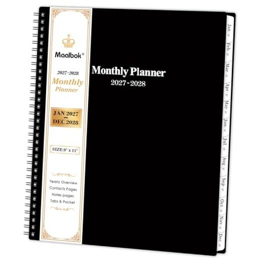2027-2028 Monthly Planner/Calendar - January 2027 - December 2028, Monthly gallery
