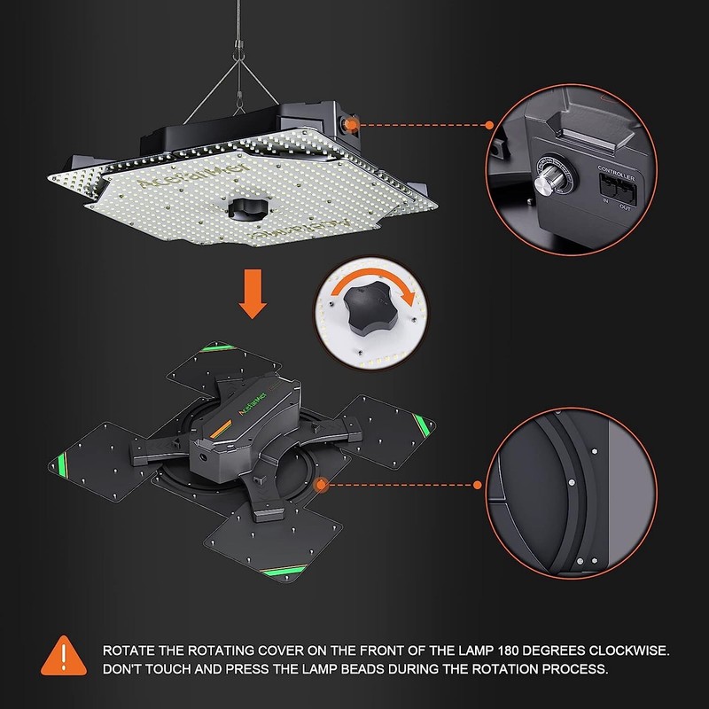 ACEFARMER ACE-500 LED Grow Light, Black gallery