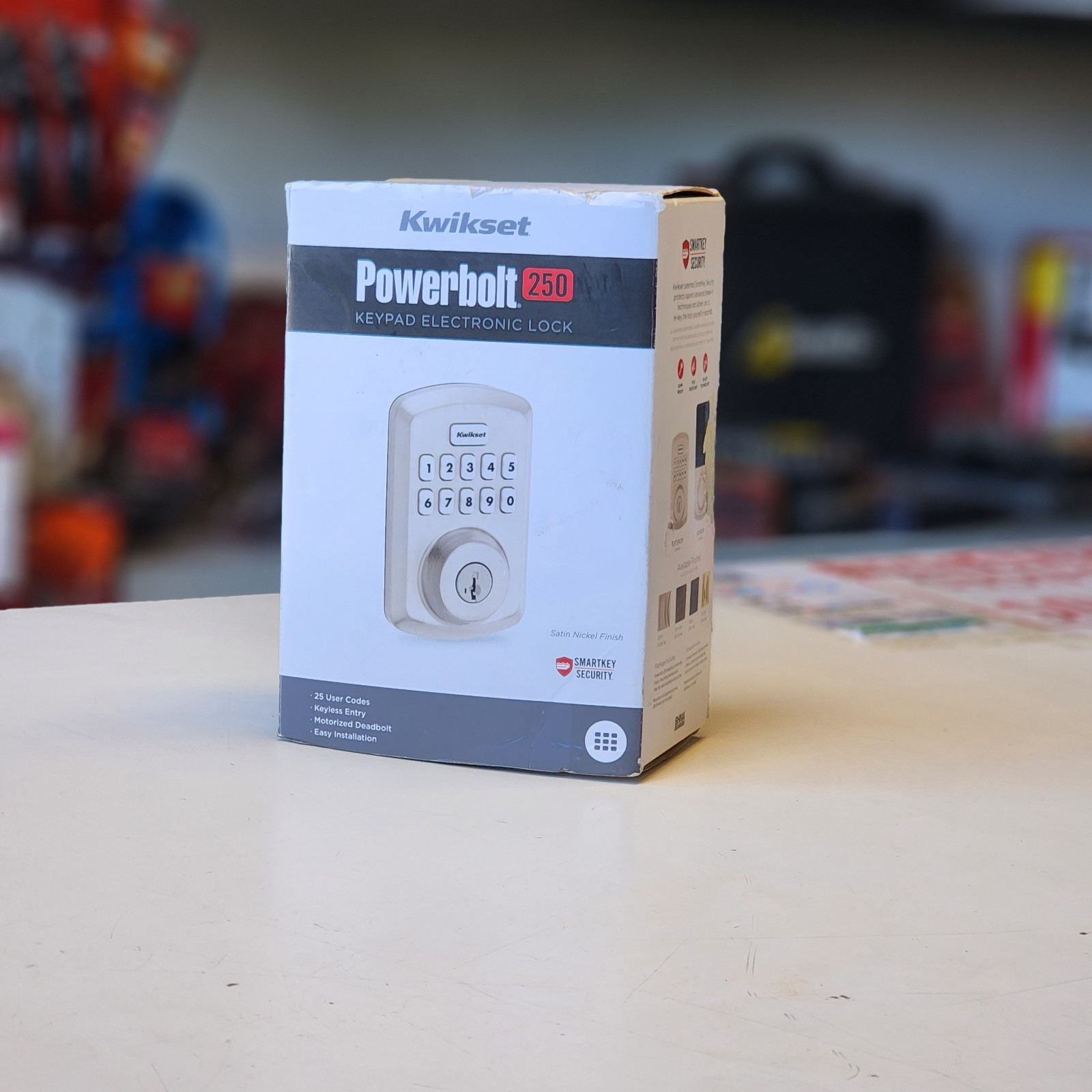 Kwikset Powerbolt 250 10-Button Keypad Satin Nickel Transitional gallery