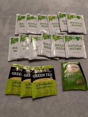 Green tea Bundle. Good Earth Matcha Maker, Bigelow Ginger Green Tea, Twinings