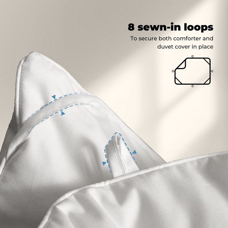 Oversized Down Comforter Ultra Soft Cozy , King or Queen Bed Blanket 5 Color gallery