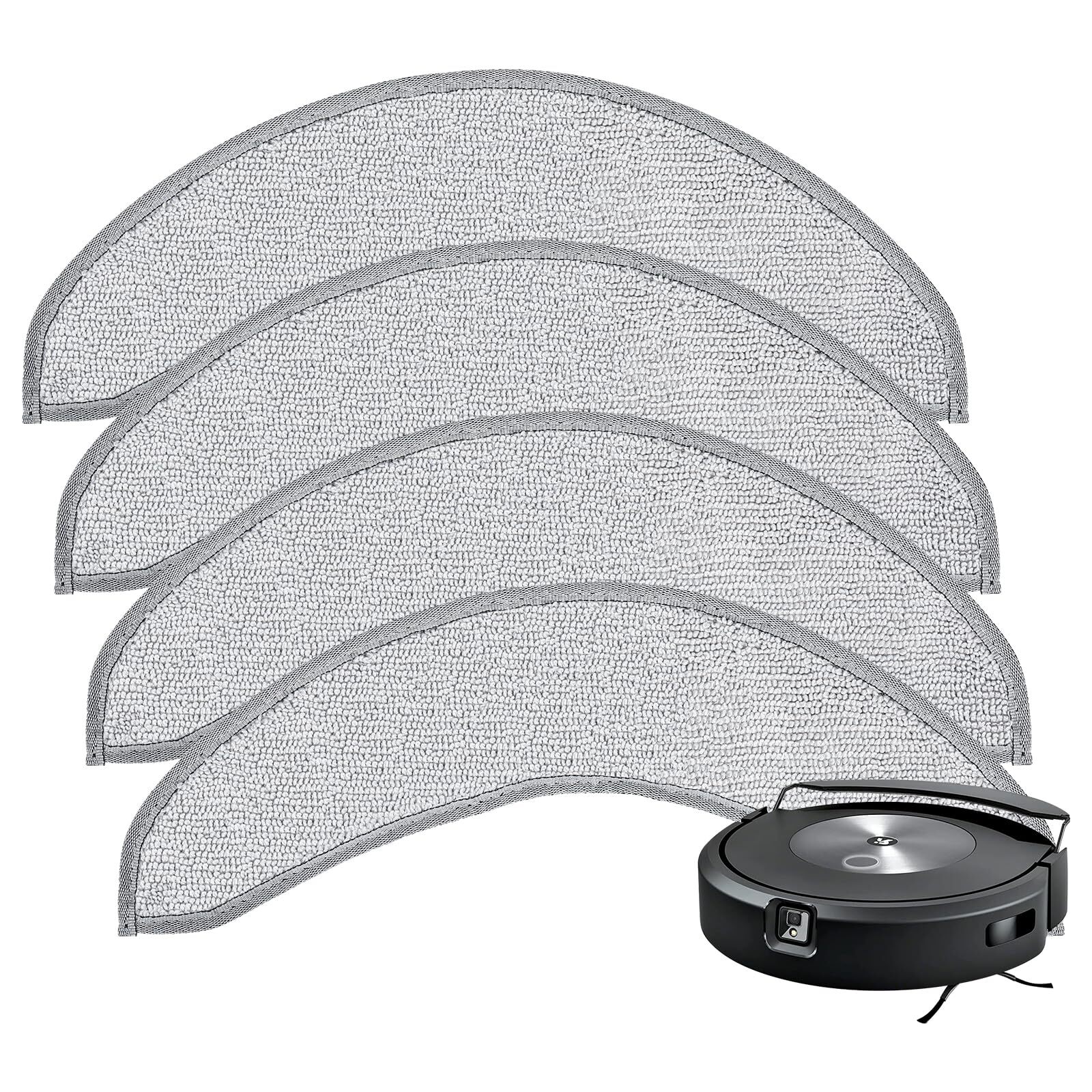 4 Pack Replacement Mop Pads For Irobot Roomba Combo J7+/ J9+ Accessories Microfi gallery