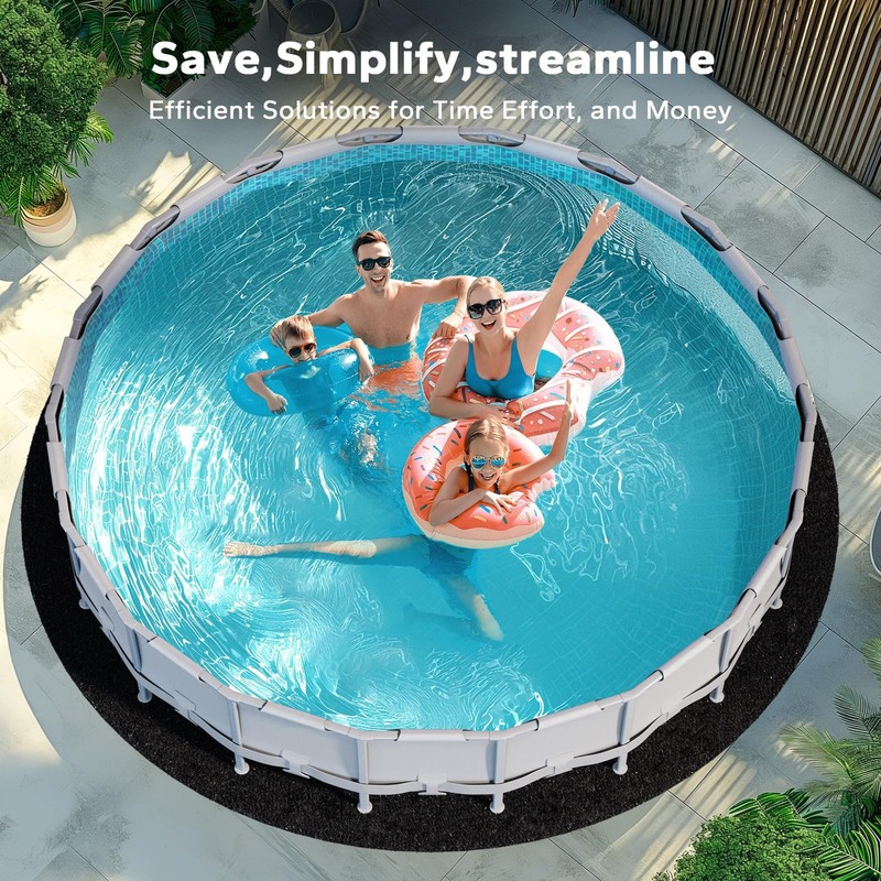 12' x 24' Rectangle Pool Liners for Above Ground Pools - Durable, Easy Install gallery