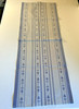 ODIN Ltd Swedish Woven Table Runner 13.5 X 36” Blue Hearts New Old Stock Sweden gallery