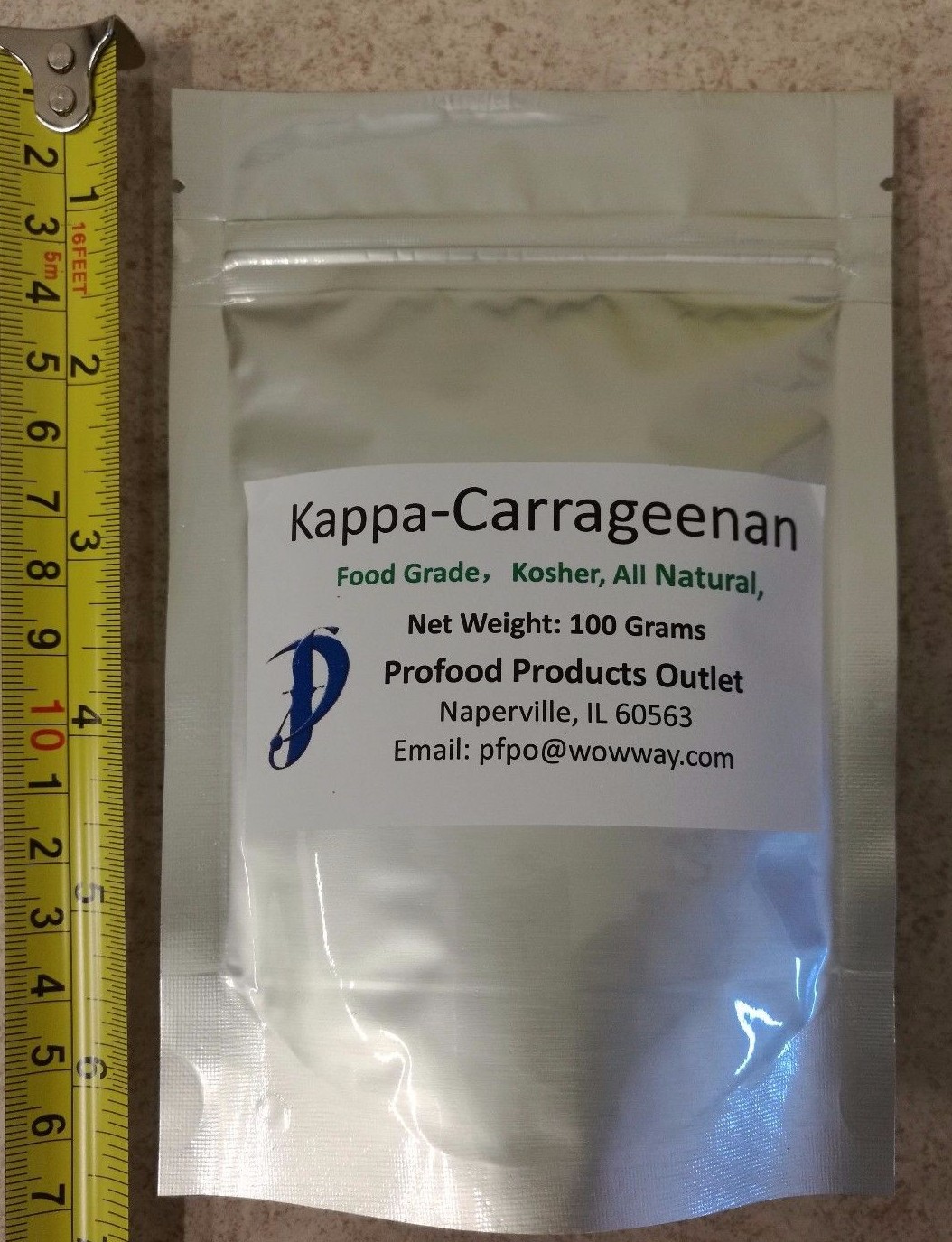 Carrageenan 100 grams, GENU® texturizer type MB-150F, gums, texture gallery