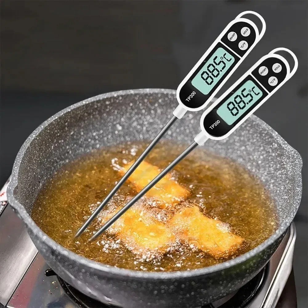 Instant-Read Digital Meat Thermometer Fast For Kitchen Food Cooking BBQ Grilling gallery