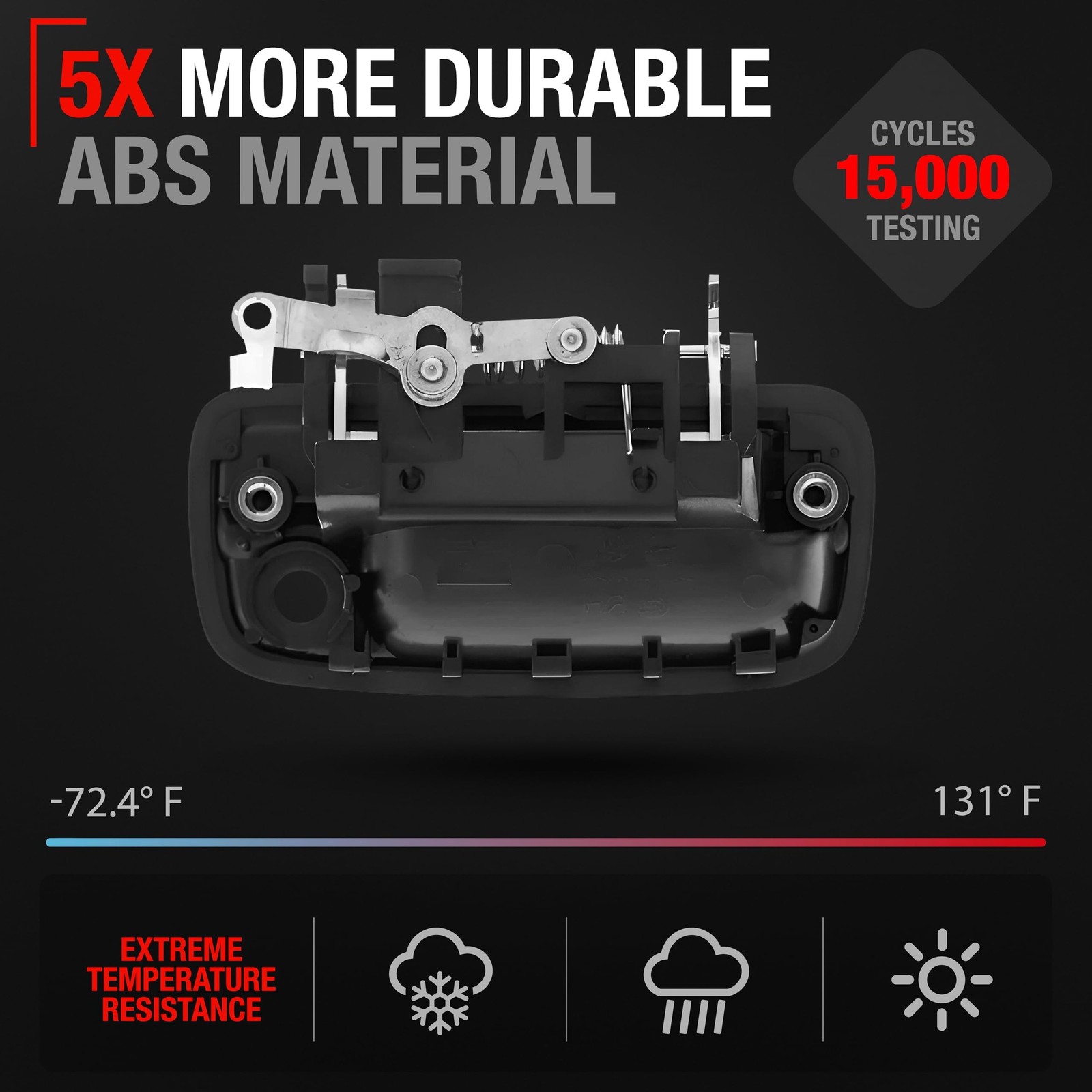 Exterior Door Handle, Driver Side for Toyota Tacoma - Front Driver Door Handle gallery