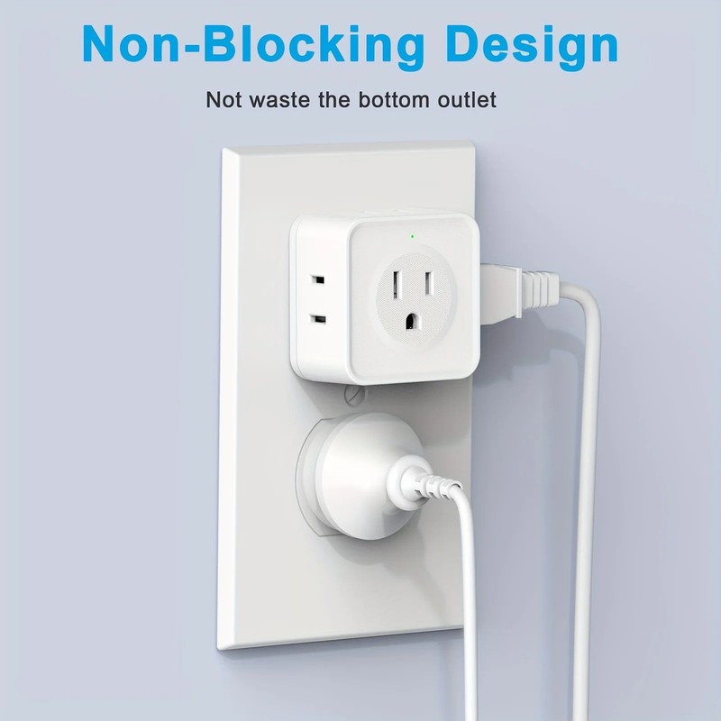 5 Way Multi Plug Outlet Extender, Wall Outlet Expander, Small Electrical Outlet gallery