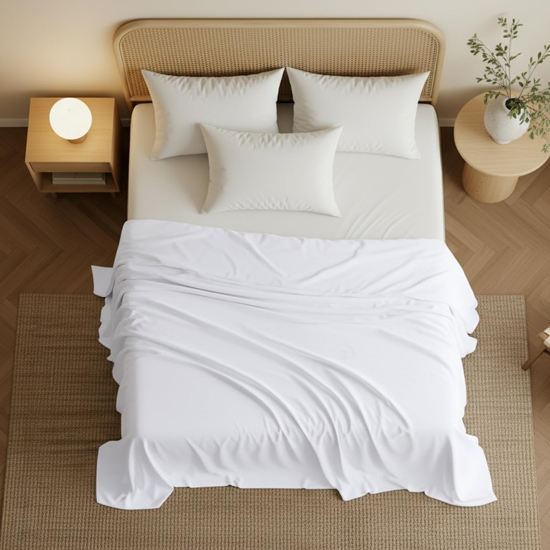 Utopia Bedding Flat Sheets Pack of 6 Soft Brushed Microfiber Fabric Shrink... gallery
