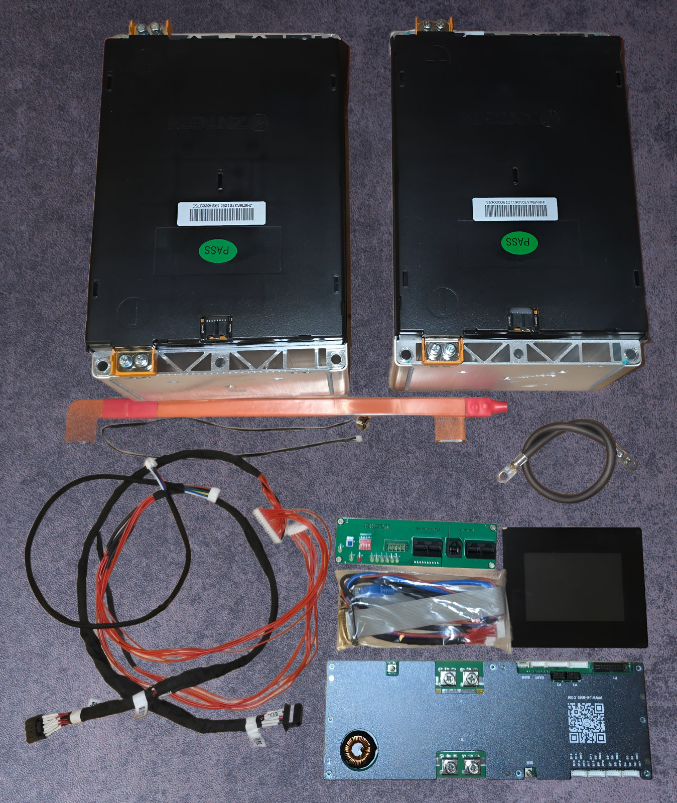 48 Volt 100 Ah DIY Battery Kit With CATL Cells And JK BMS And Display gallery