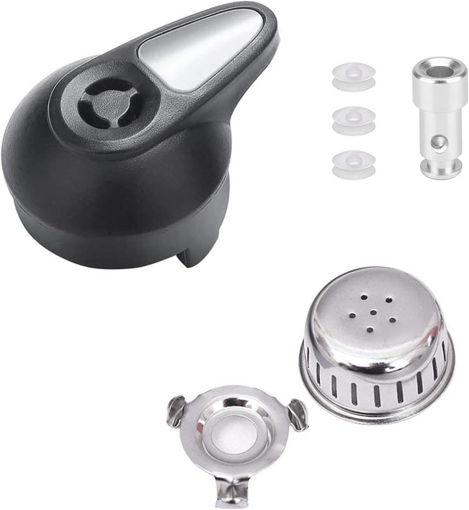 Steam Release Handle, Original Float Valve Replacement Parts with 3 Silicone Cap