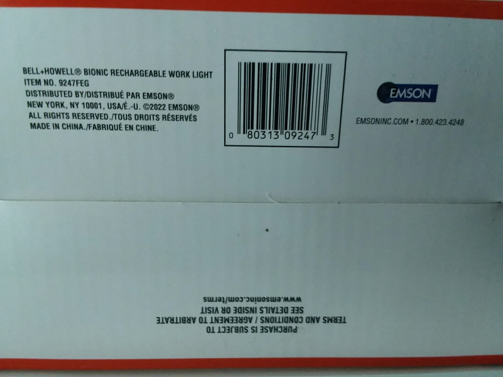Bell and Howell Bionic Rechargeable Work Light 750 Lumens gallery