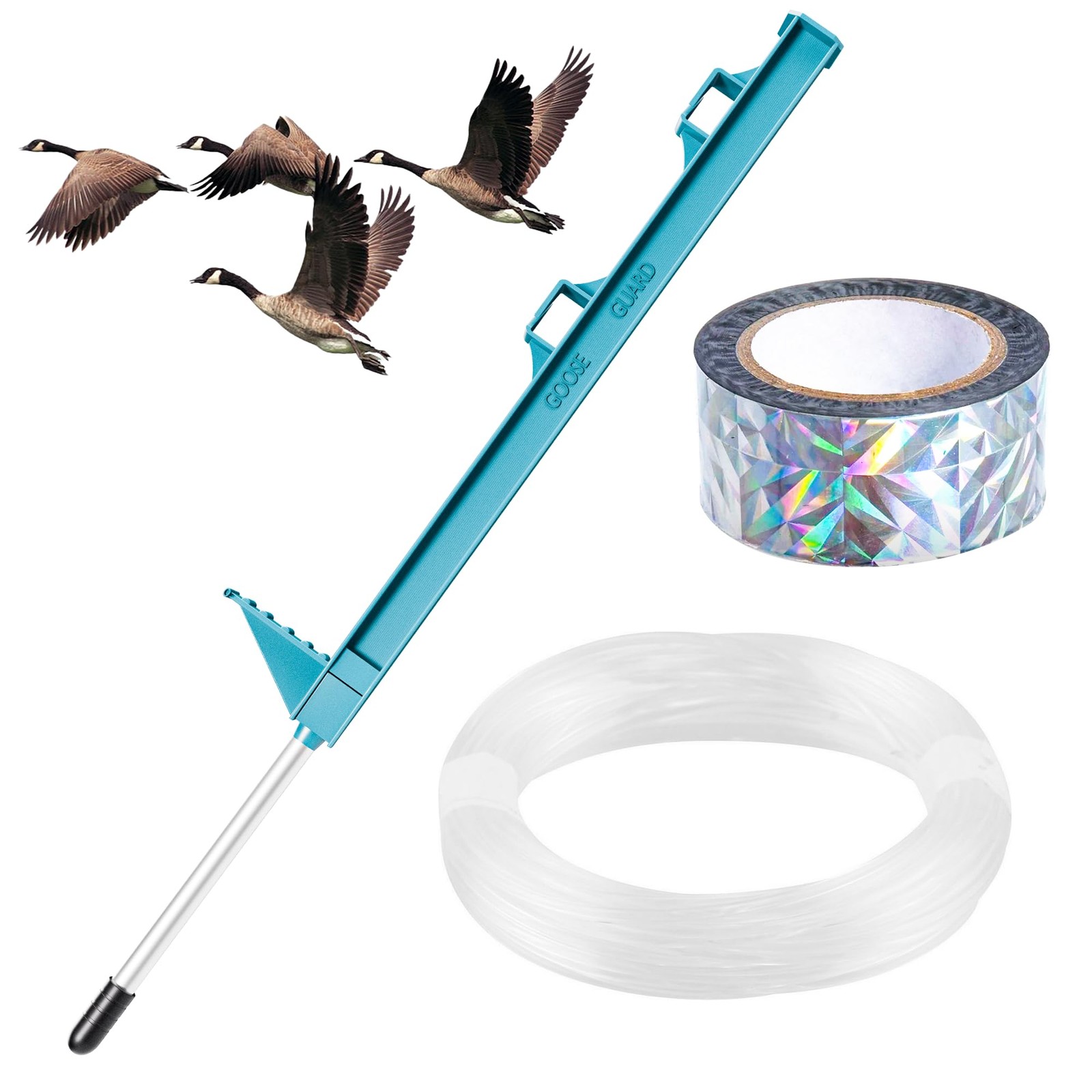 - Easy-to-Install Fence System to Keep Geese and Birds Off Lakefront, River, ... gallery