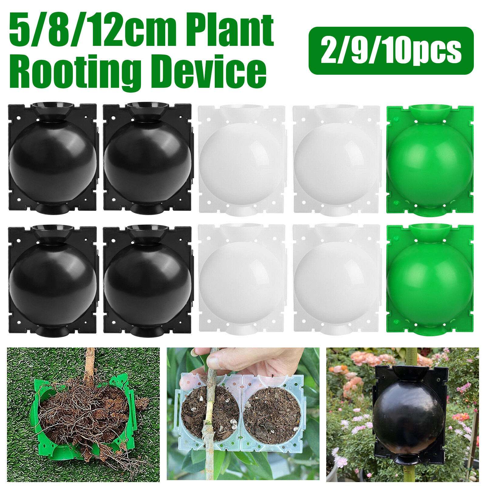 10X High Pressure Propagation Plant Rooting Device Ball Box Growing Graft Garden gallery