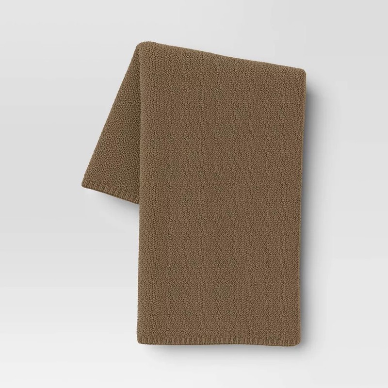 Threshold Recycled Knit Decorative Sofa Throw Blanket Midweight gallery