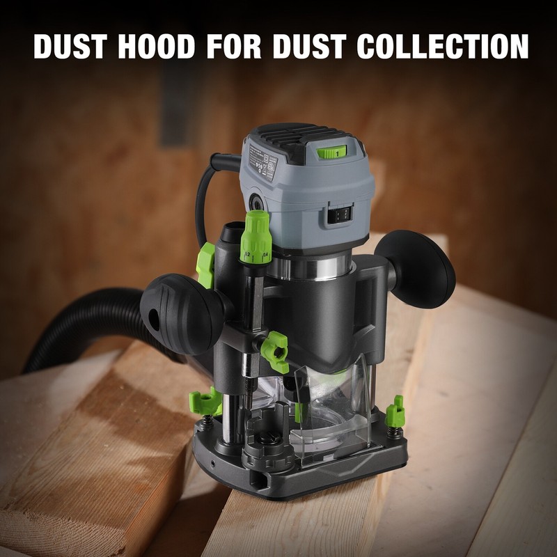 WORKPRO 6.5 Amp Compact Router Combo Kit 32000RPM Compact Router w/6 Router Bits gallery