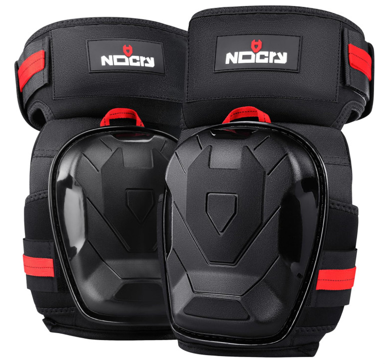 Work Knee Pads w/ Ankle Support, Gel Cushion, Anti-Slip Cap & Reinforced Straps gallery