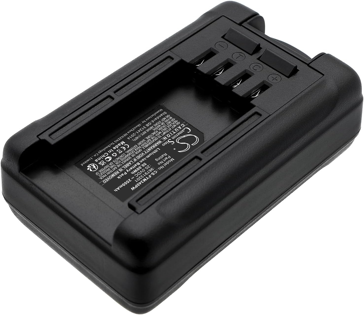 2500Mah Replacement Battery for Flymo BA01, 967913201, B16-2025A, C-Li 20V, K965 gallery