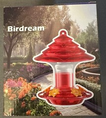 Birdream Hummingbird Feeder Red