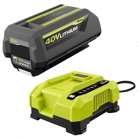 For RYOBI 40V Lithium 4Ah High Capacity Battery OP40404VNM Battery and Charger gallery