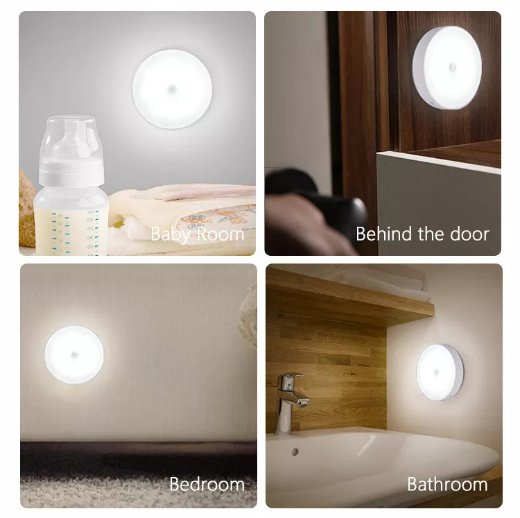 Rechargeable LED Motion Sensor Under Cabinet Closet Light USBCharge Kitchen Lamp gallery