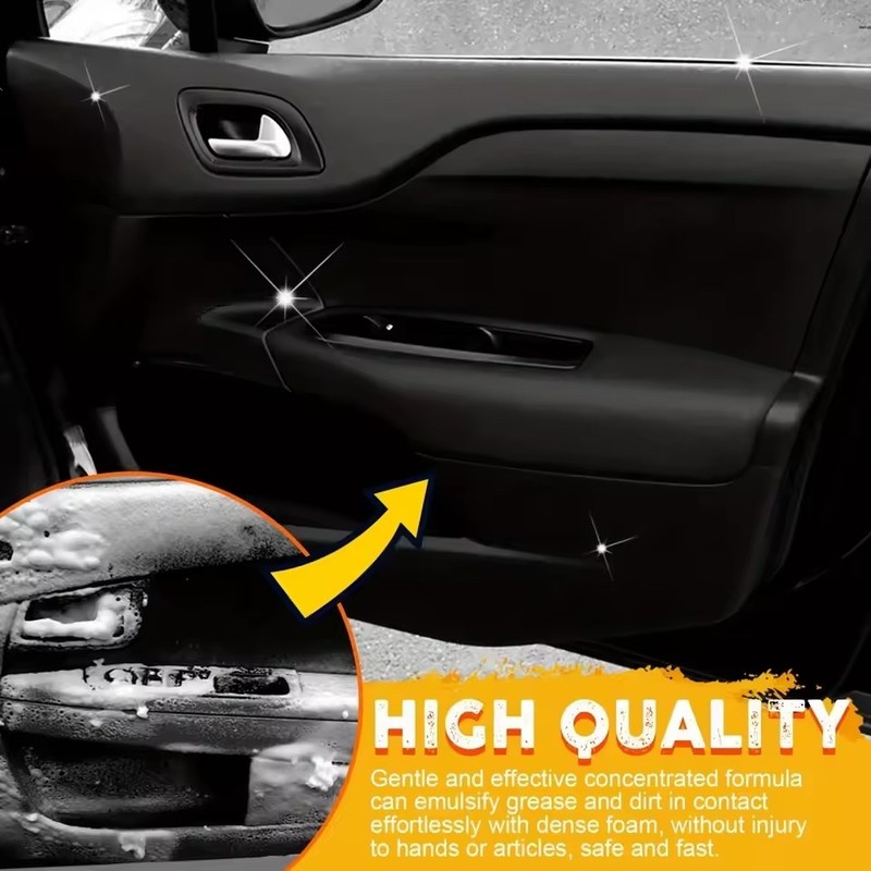 Multipurpose Foam Cleaner Spray, 3 x 100ml for Car Interiors & Household Use gallery