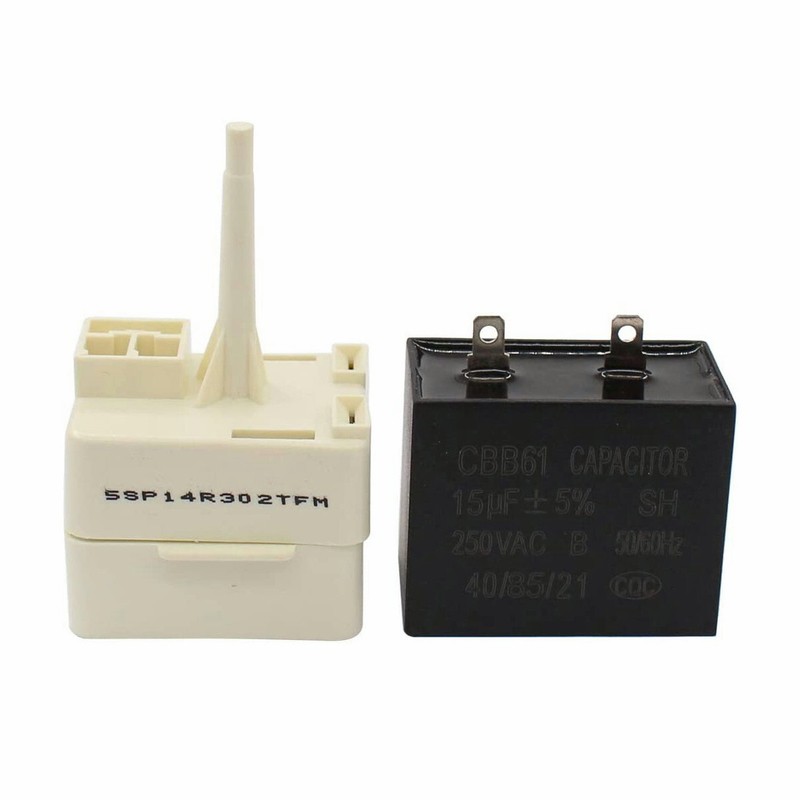 3PCS Refrigerator Relay Overload Capacitor fits Whirlpool W10613606 Start Device gallery