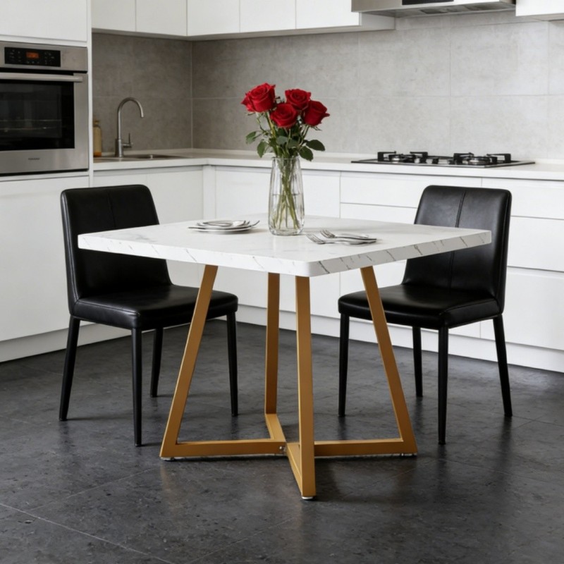 Square Dining Table Wood Kitchen Table Executive Computer Desk Conference Table gallery