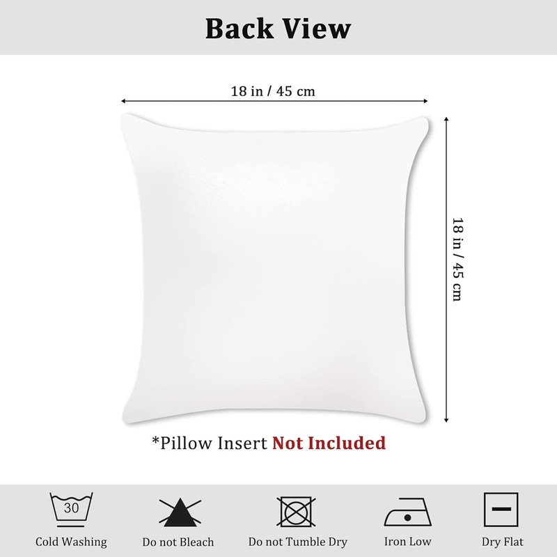 4 Pack Decorative Throw Pillow Cases Set Cushion Covers 18"x18" gallery