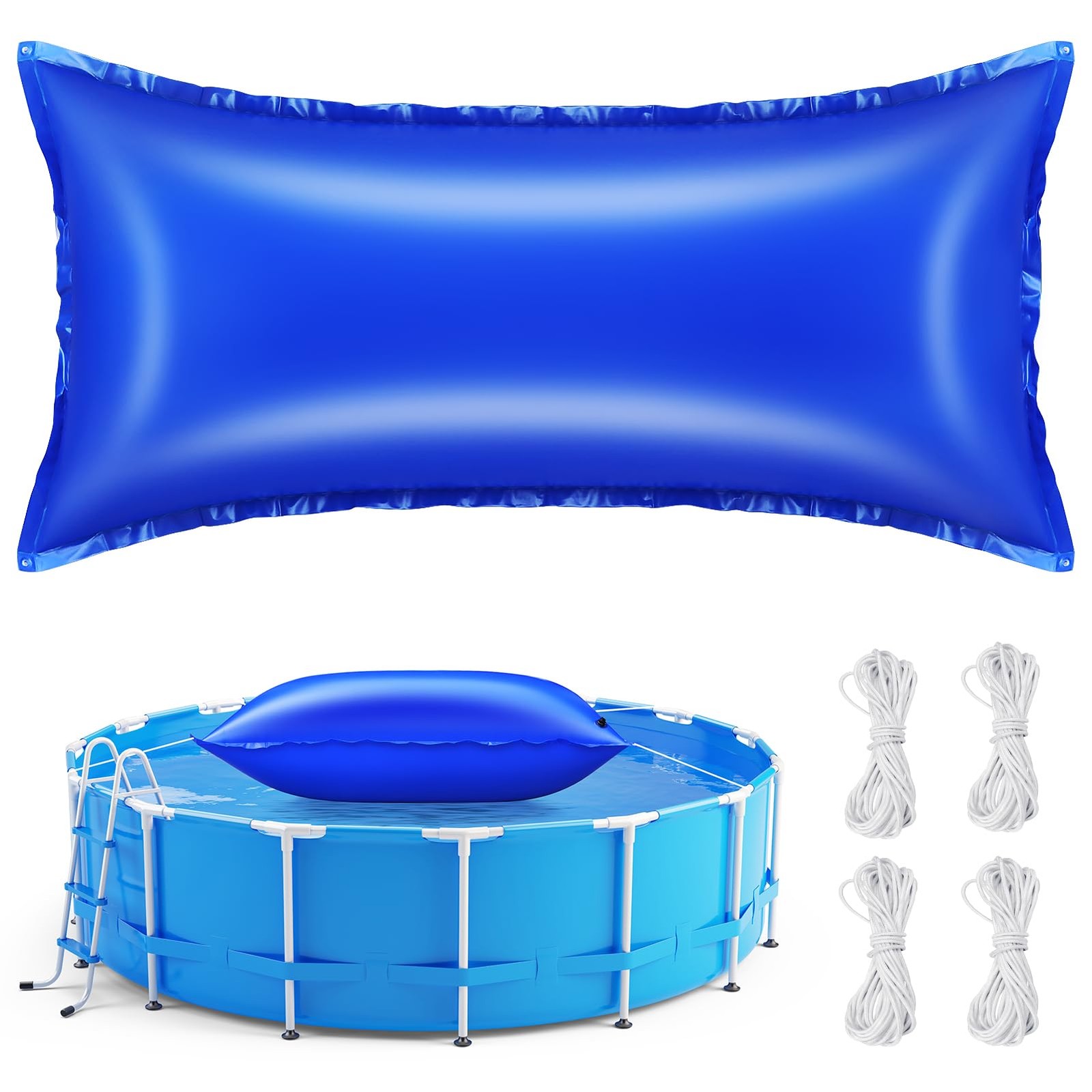 Pool Pillow for Winter Closing - 4x8 ft Inflatable Air Pillow, Above Ground Pool gallery