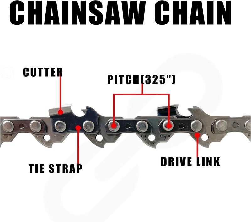 Durable 18 Inch Replacement Guide Bar and Chain for Stihl Chainsaws - 68DL gallery