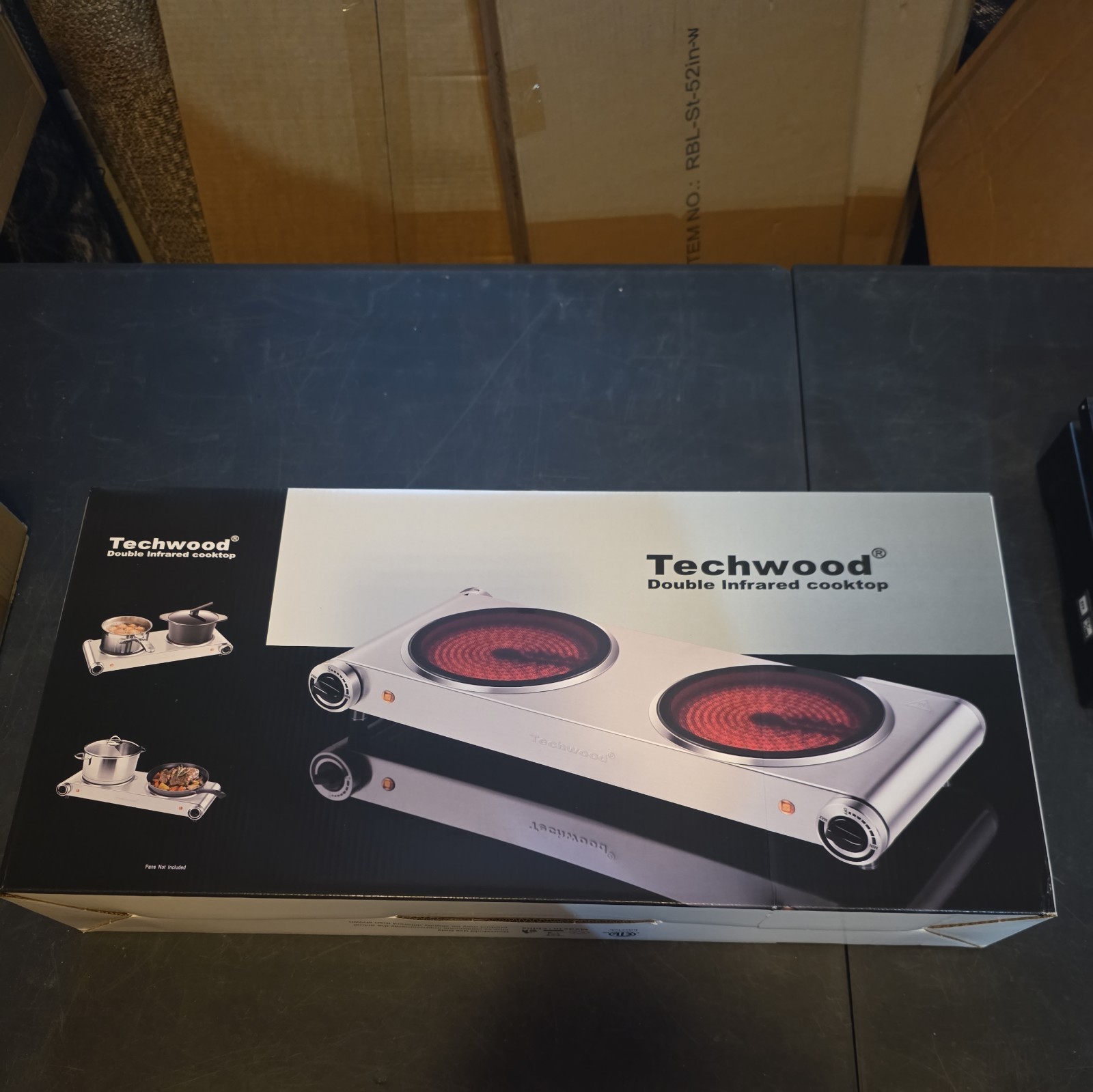 Techwood Electric Stove Double Infrared Cooktop ES-3201C gallery