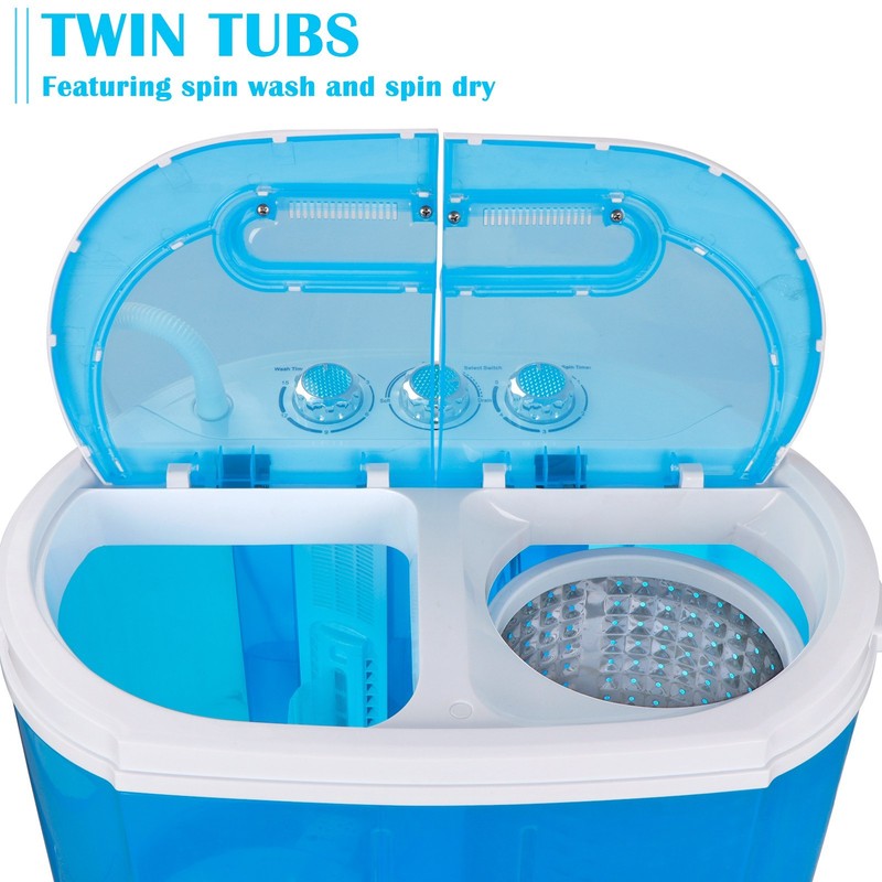 Washing Machine Timer Control Blue Clear Body Drain - 5.5lb Washer & 4.4lbs Spin gallery