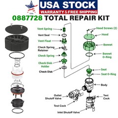 0887728 Repair Kit Replace for Watts 1″ 800M4 Total Repair Kit RK 800M4-T