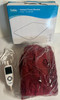 NEW Sable BD038 Soft Washable Electric 50" x 60" Maroon HEATED THROW BLANKET gallery
